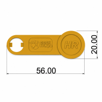 Reifenmarkierer-Set (4er) für Ventile (Orange) – VL/VR/HL/HR
