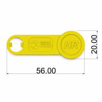 Reifenmarkierer-Set für Ventile (Gelb) – VL/VR/HL/HR