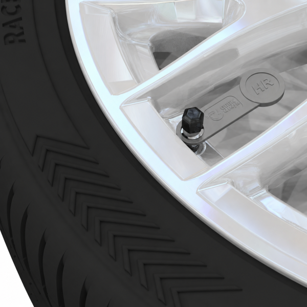 Reifenmarkierer-Set für Autoreifen (Grau) – VL/VR/HL/HR