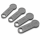 Reifenmarkierer-Set für Autoreifen (Grau) – VL/VR/HL/HR